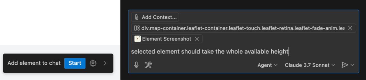 Месяц назад я баловался с Copilot'ом — хотел собрать карту Курской области с местными достопримечательностями. Конечно, до уровня того же Cline тулинг не дотягивает (а может, я просто не умею им пользоваться, или за последний месяц что-то именилось?), но сейчас не об этом. 3